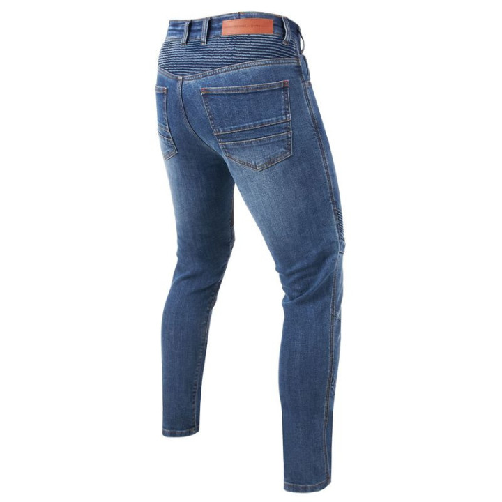 JEANSY MOTOCYKLOWE REBELHORN EAGLE 3 SLIM FIT WASHED BLUE