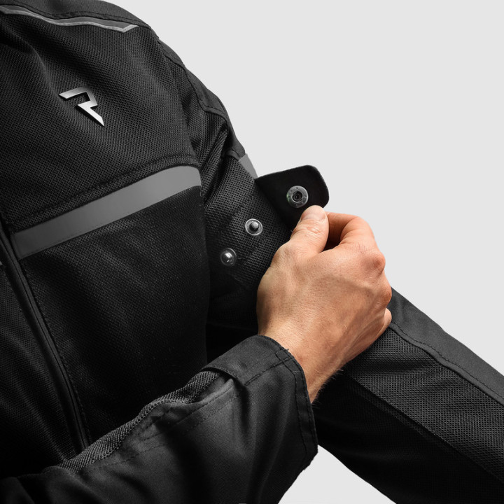 KURTKA MOTOCYKLOWA TEKSTYLNA REBELHORN ECHO BLACK