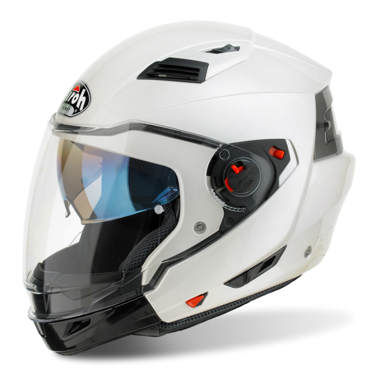 KASK MOTOCYKLOWY AIROH EXECUTIVE WHITE GLOSS M