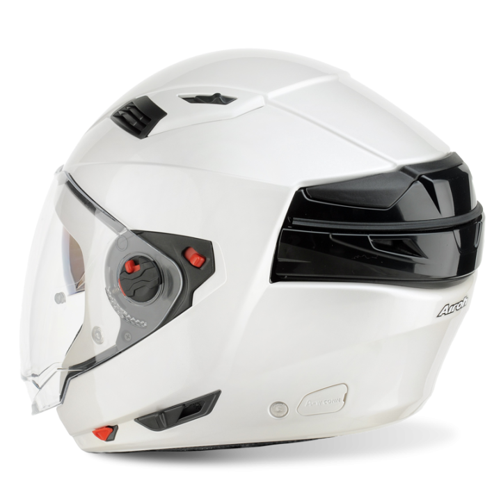 KASK MOTOCYKLOWY AIROH EXECUTIVE WHITE GLOSS
