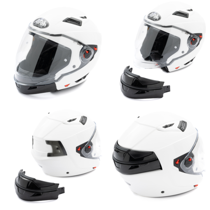 KASK MOTOCYKLOWY AIROH EXECUTIVE WHITE GLOSS