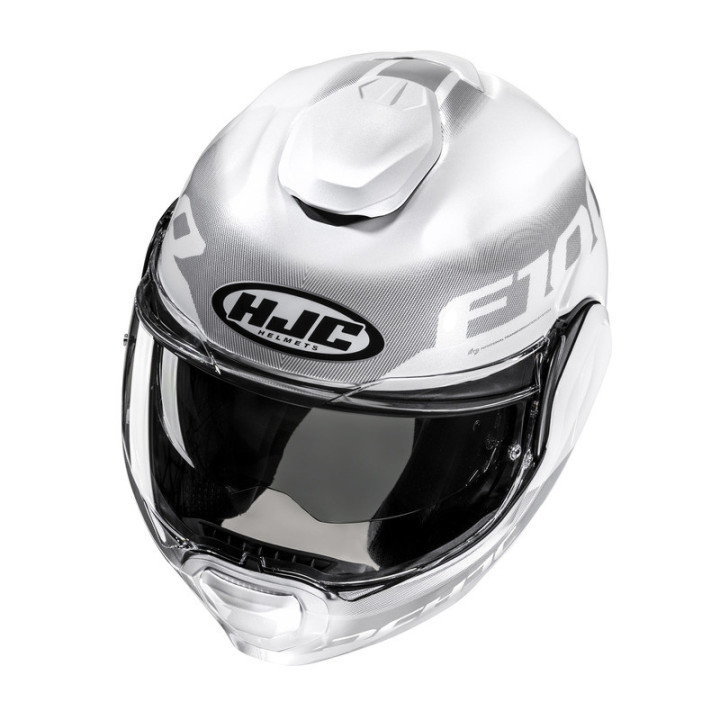 KASK MOTOCYKLOWY HJC F100 HETAL WHITE