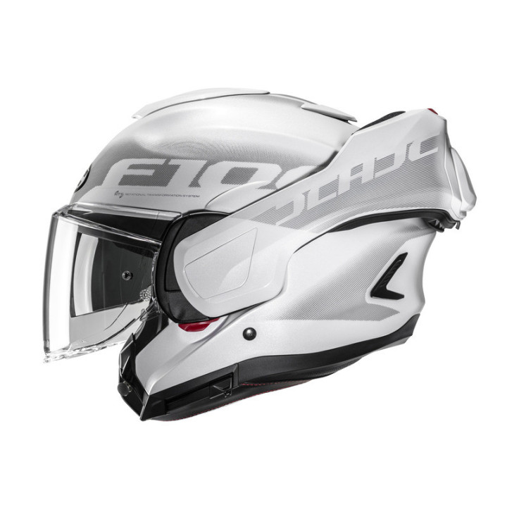 KASK MOTOCYKLOWY HJC F100 HETAL WHITE