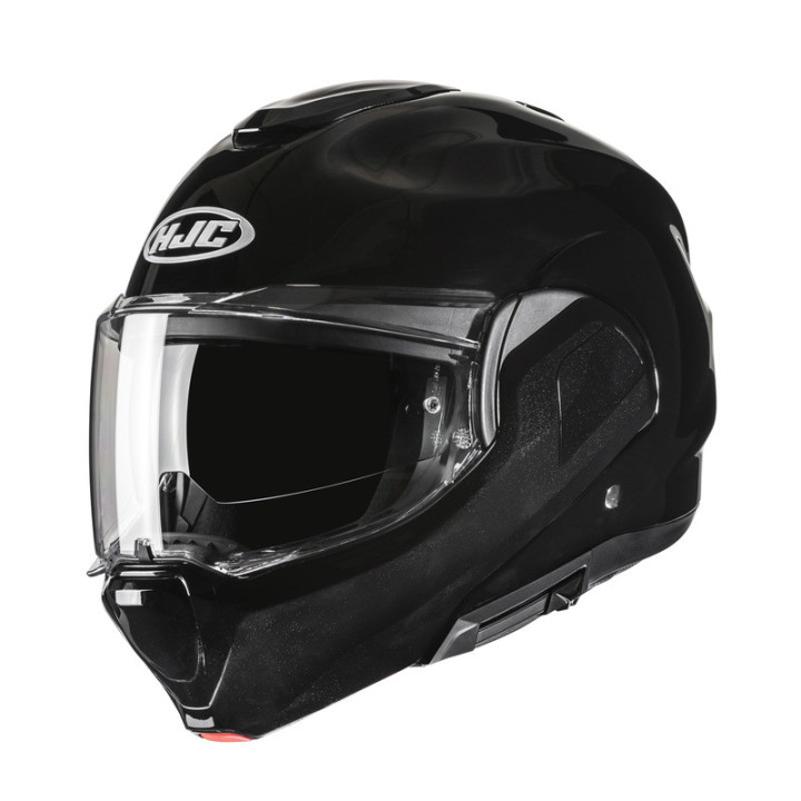 KASK MOTOCYKLOWY HJC F100 SOLID METAL BLACK