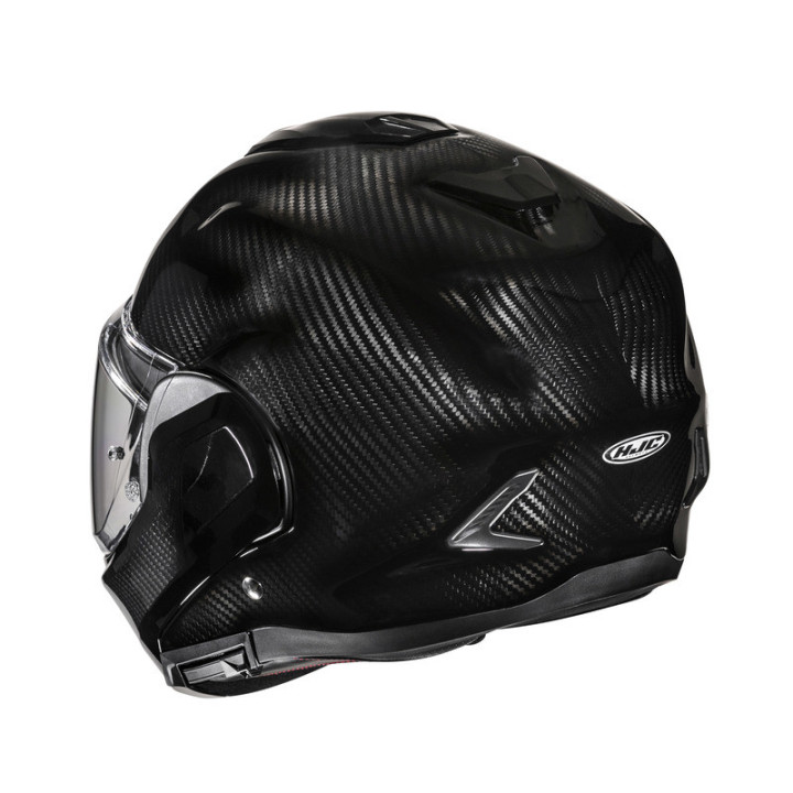 KASK MOTOCYKLOWY HJC F100 CARBON SOLID BLACK
