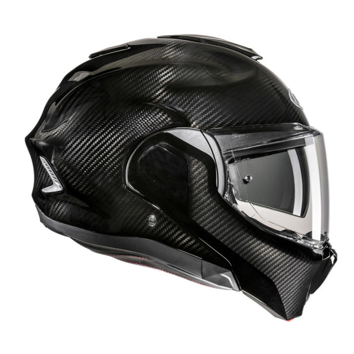 KASK MOTOCYKLOWY HJC F100 CARBON SOLID BLACK