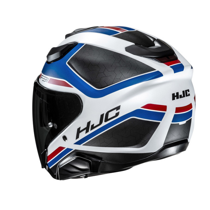 KASK MOTOCYKLOWY HJC F31 CERON BLACK WHITE