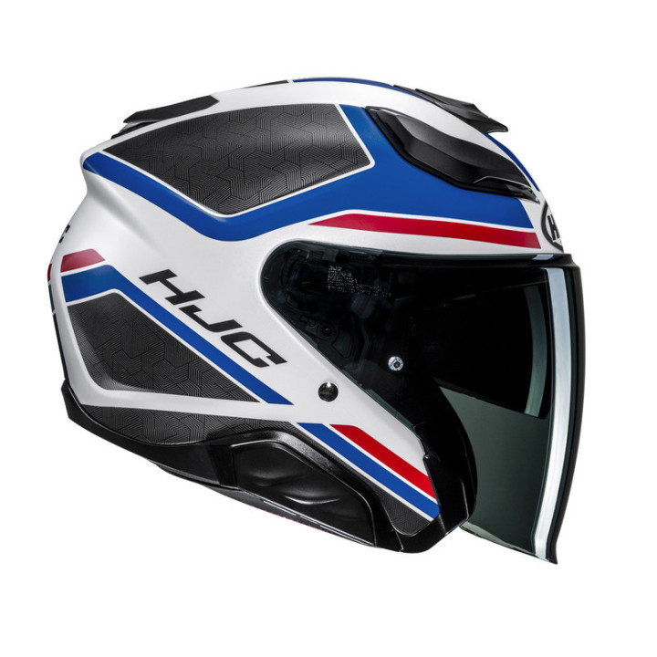 KASK MOTOCYKLOWY HJC F31 CERON BLACK WHITE