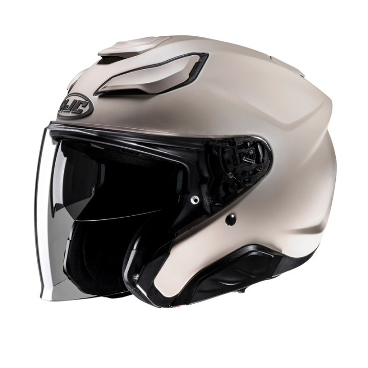 KASK MOTOCYKLOWY HJC F31 SOLID SEMI FLAT SAND BEIGE