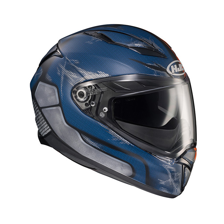 KASK MOTOCYKLOWY HJC F70 DEATHSTROKE DC COMICS BLUE ORANGE XXL