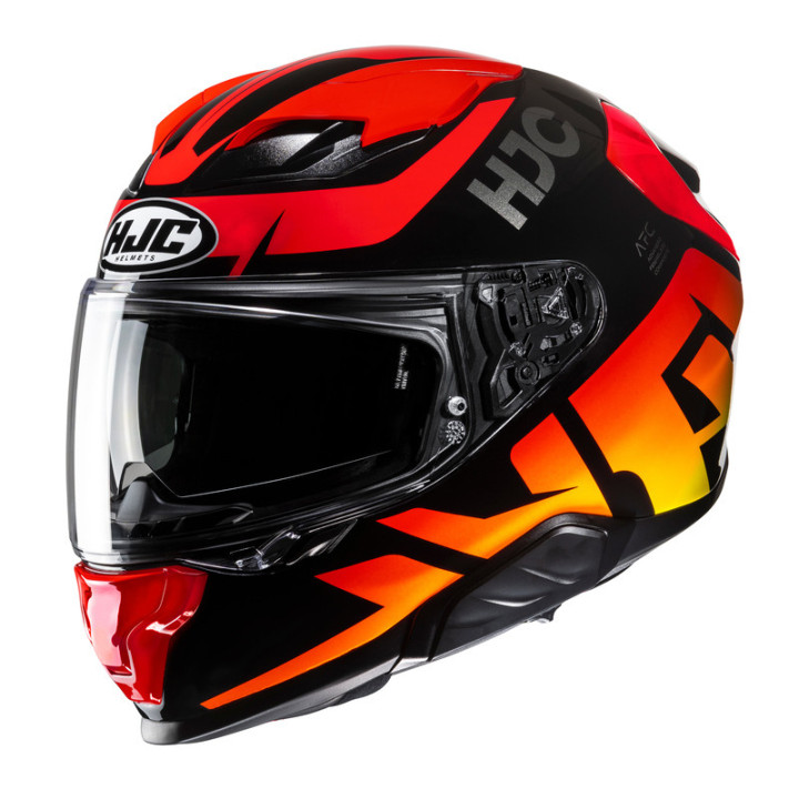 KASK MOTOCYKLOWY HJC F71 BARD BLACK RED