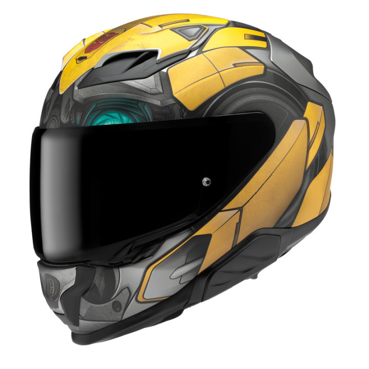 KASK MOTOCYKLOWY HJC F71 BUMBLEBEE HASBRO YELLOW BLACK