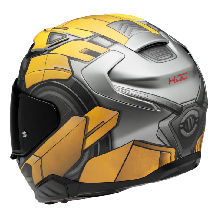 KASK MOTOCYKLOWY HJC F71 BUMBLEBEE HASBRO YELLOW BLACK