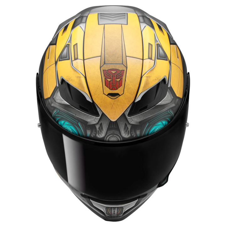 KASK MOTOCYKLOWY HJC F71 BUMBLEBEE HASBRO YELLOW BLACK