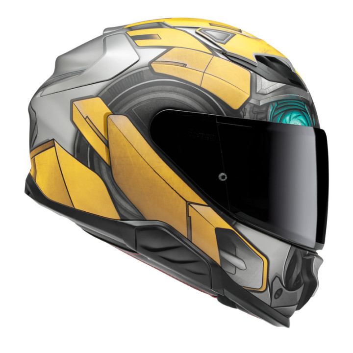 KASK MOTOCYKLOWY HJC F71 BUMBLEBEE HASBRO YELLOW BLACK