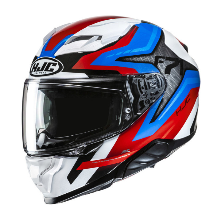 KASK MOTOCYKLOWY HJC F71 FES RED BLUE WHITE
