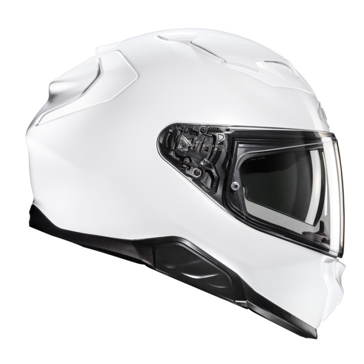 KASK MOTOCYKLOWY HJC F71 SOLID PEARL WHITE