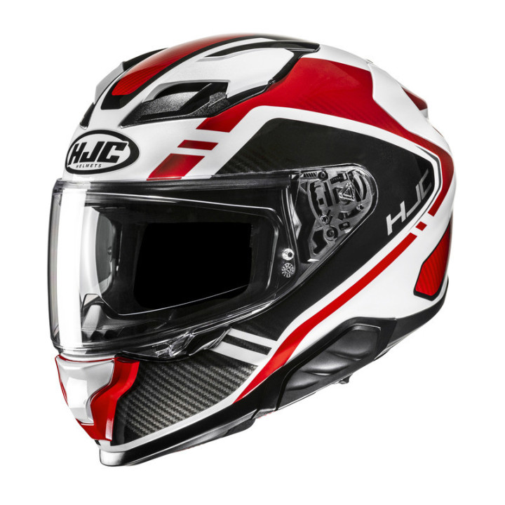 KASK MOTOCYKLOWY HJC F71 TOZZ WHITE RED