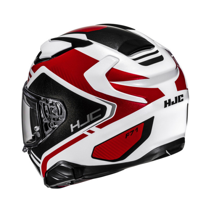 KASK MOTOCYKLOWY HJC F71 TOZZ WHITE RED
