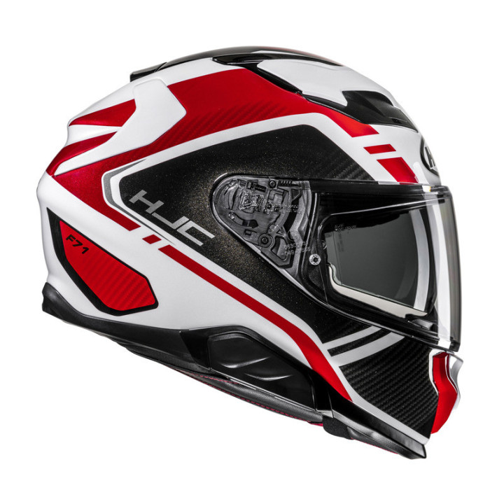 KASK MOTOCYKLOWY HJC F71 TOZZ WHITE RED