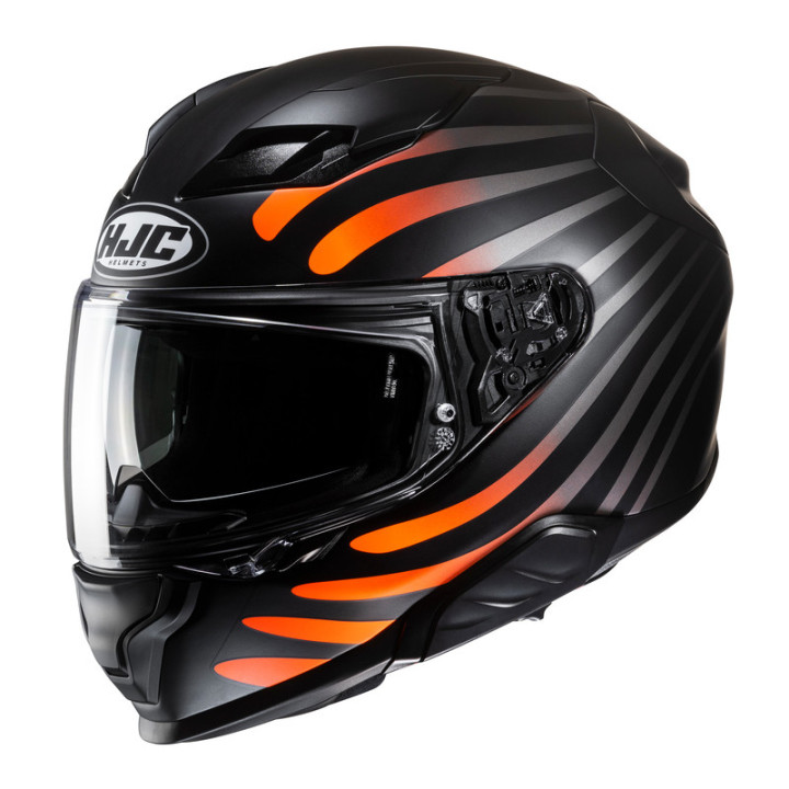 KASK MOTOCYKLOWY HJC F71 ZEN BLACK ORANGE M