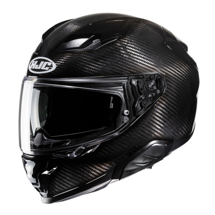 KASK MOTOCYKLOWY HJC F71 SOLID CARBON BLACK
