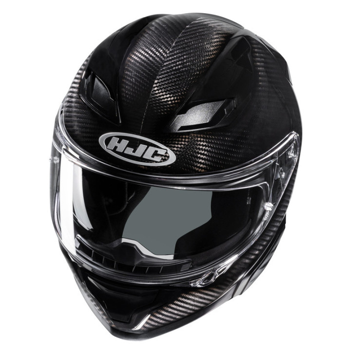 KASK MOTOCYKLOWY HJC F71 SOLID CARBON BLACK