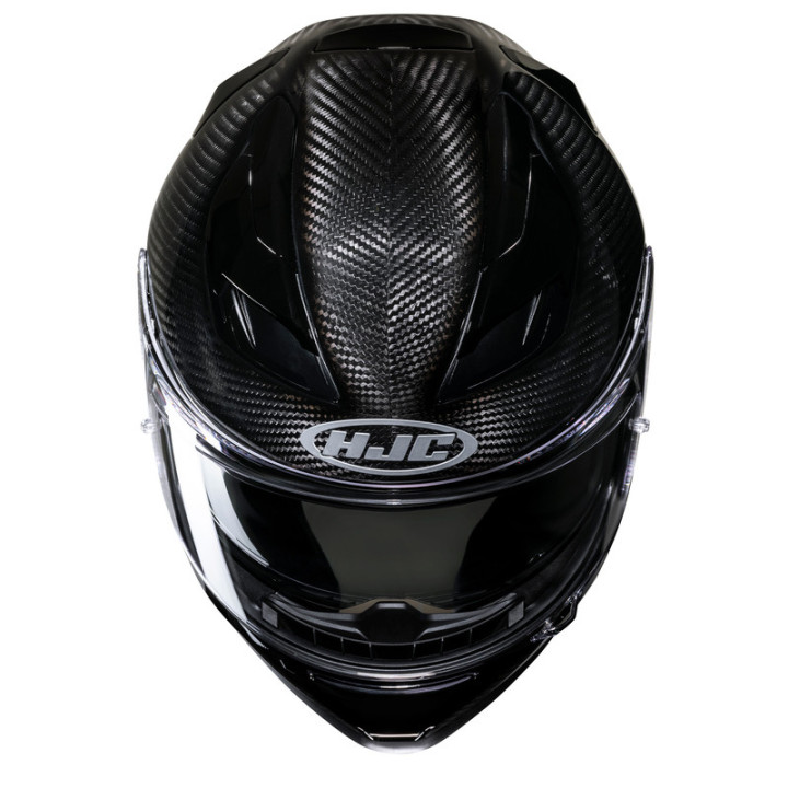 KASK MOTOCYKLOWY HJC F71 SOLID CARBON BLACK
