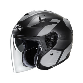 KASK MOTOCYKLOWY HJC FG-JET EPEN BLACK GREY XL