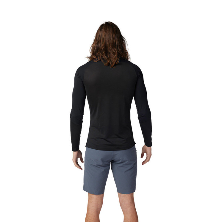 KOSZULKA ROWEROWA Z DŁUGIM RĘKAWEM FOX ASCENT BLACK