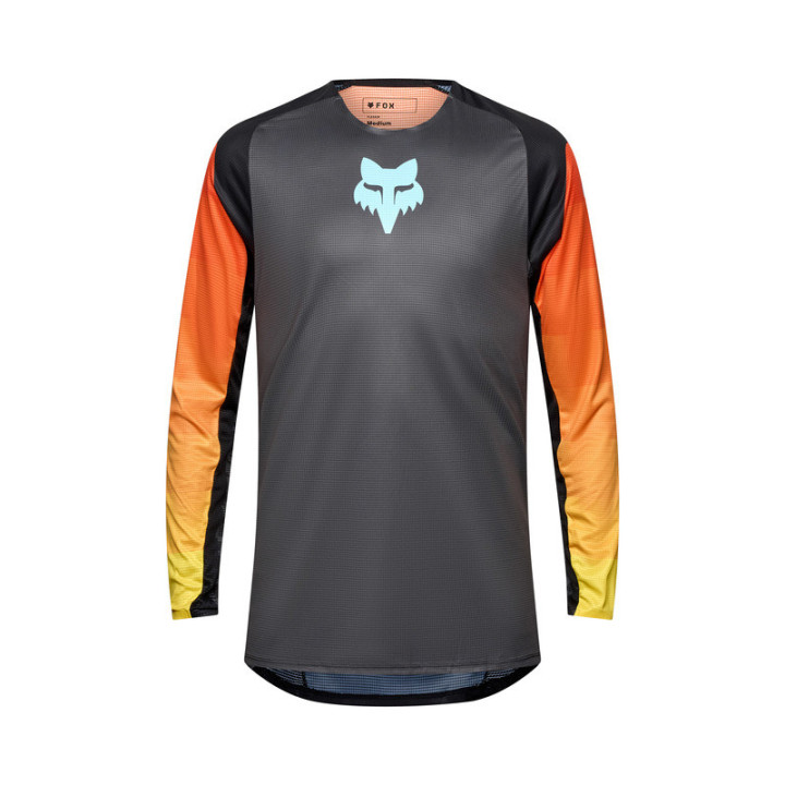 BLUZA FOX FLEXAIR GRID BLACK/ORANGE