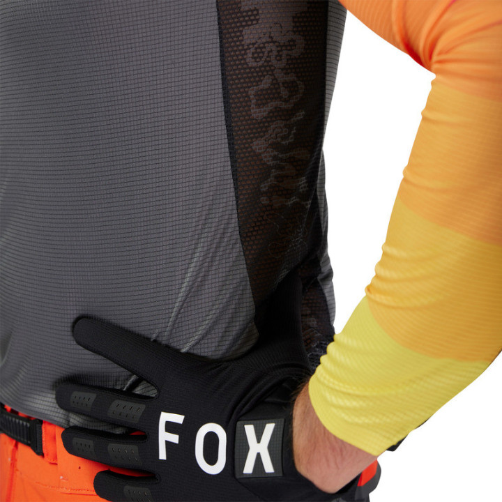 BLUZA FOX FLEXAIR GRID BLACK/ORANGE
