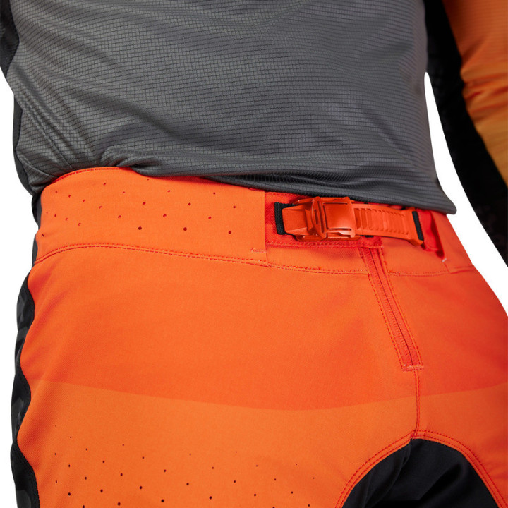 SPODNIE MOTOCYKLOWE FOX FLEXAIR GRID BLACK ORANGE 32