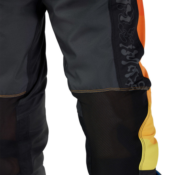 SPODNIE MOTOCYKLOWE FOX FLEXAIR GRID BLACK ORANGE 32