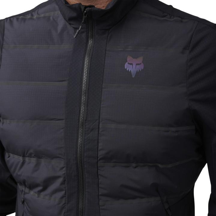 KURTKA ROWEROWA FOX FLEXAIR FIRE HYBRID LUNAR BLACK