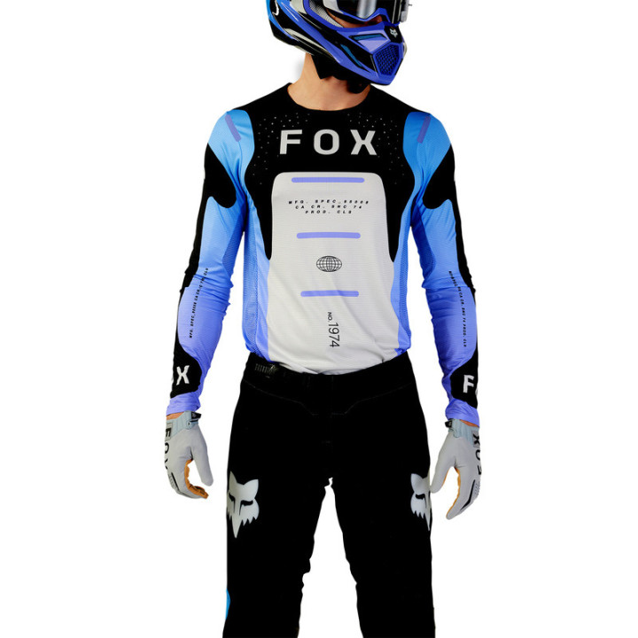 BLUZA MOTOCYKLOWA FOX FLEXAIR MAGNETIC BLACK PURPLE S