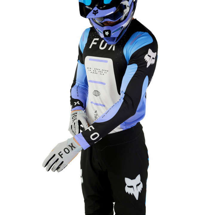 BLUZA MOTOCYKLOWA FOX FLEXAIR MAGNETIC BLACK PURPLE S