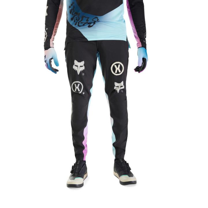 SPODNIE ROWEROWE FOX FLEXAIR PANT HELLO FUTURE BLACK 34