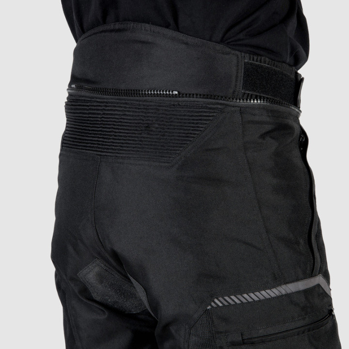 SPODNIE MOTOCYKLOWE TEKSTYLNE DAMSKIE OZONE FLOW BLACK