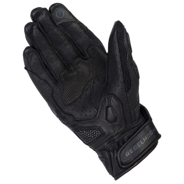 RĘKAWICE MOTOCYKLOWE DAMSKIE REBELHORN FLUX 2 BLACK