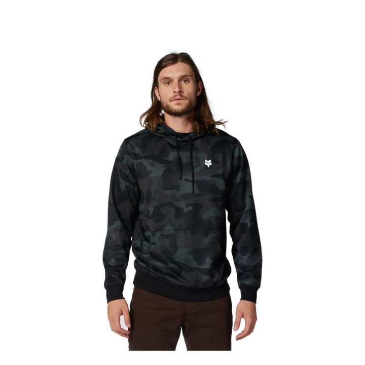 BLUZA Z KAPTUREM FOX HEAD BLACK CAMO L