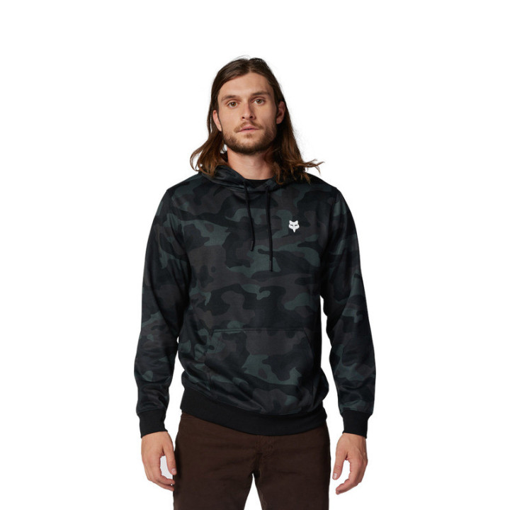 BLUZA Z KAPTUREM FOX HEAD BLACK CAMO L