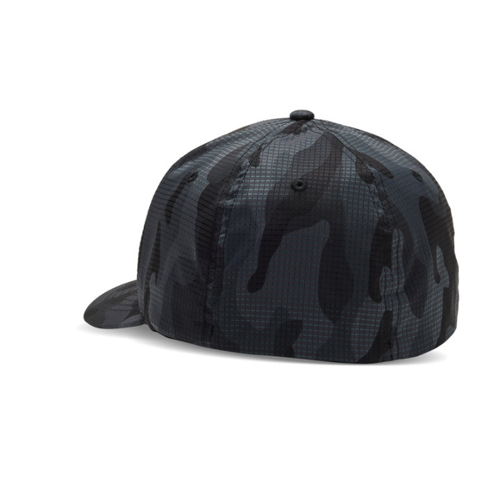 CZAPKA Z DASZKIEM FOX HEAD TECH FLEXFIT BLACK CAMO