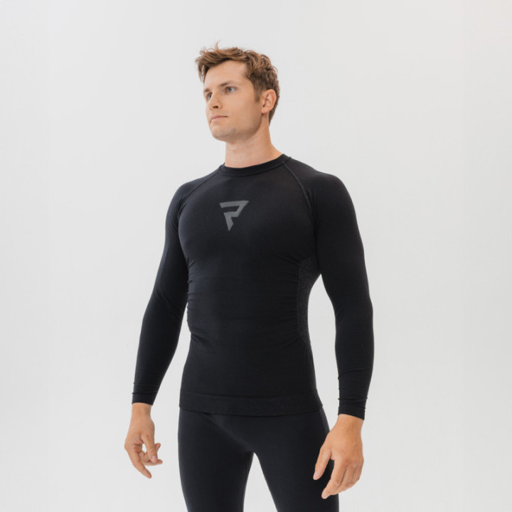 KOSZULKA TERMOAKTYWNA Z DŁUGIM RĘKAWEM REBELHORN FREEZE 2 BLACK