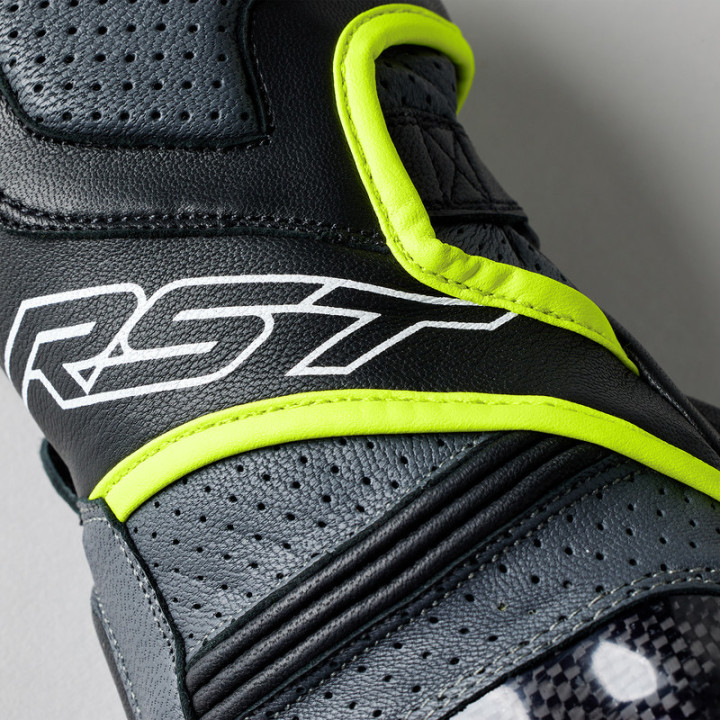 RĘKAWICE MOTOCYKLOWE RST FULCRUM GREY FLUO YELLOW BLACK