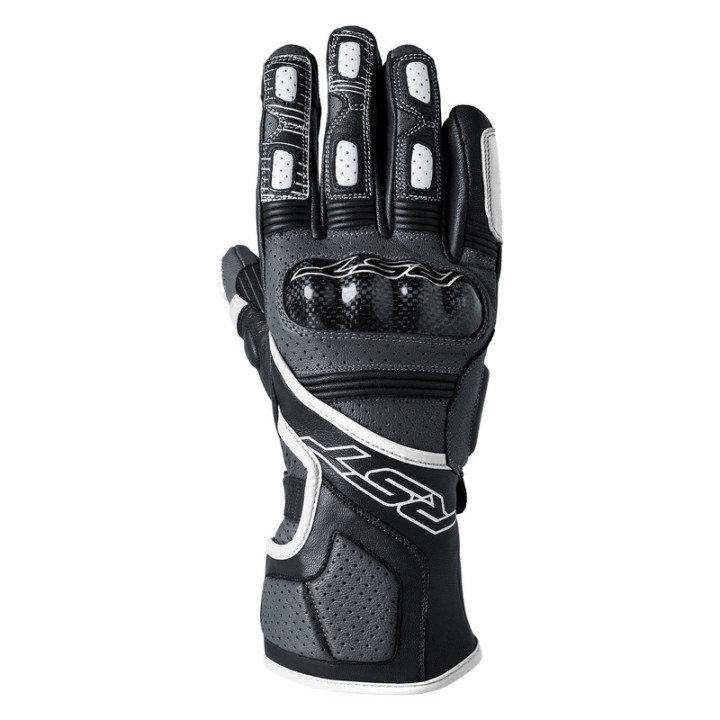 RĘKAWICE MOTOCYKLOWE RST FULCRUM GREY WHITE BLACK