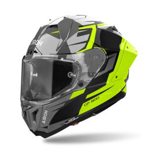 KASK MOTOCYKLOWY AIROH GP800 MASTER YELLOW GLOSS