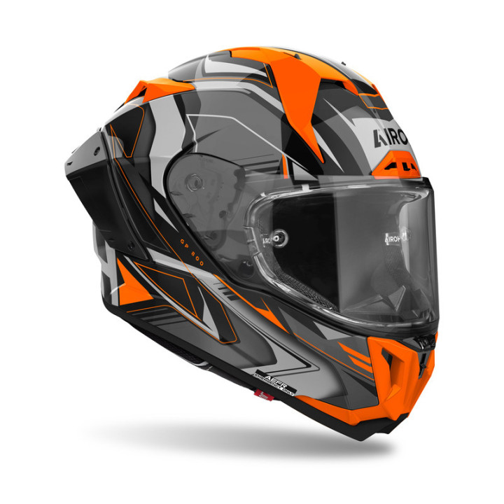 KASK MOTOCYKLOWY AIROH GP800 MUST ORANGE GLOSS