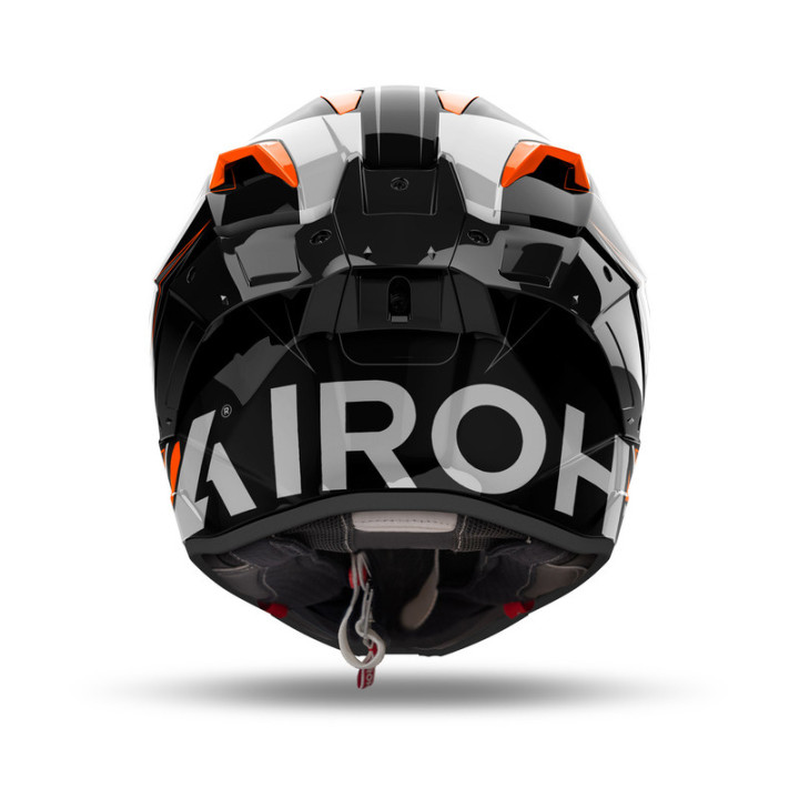 KASK MOTOCYKLOWY AIROH GP800 MUST ORANGE GLOSS