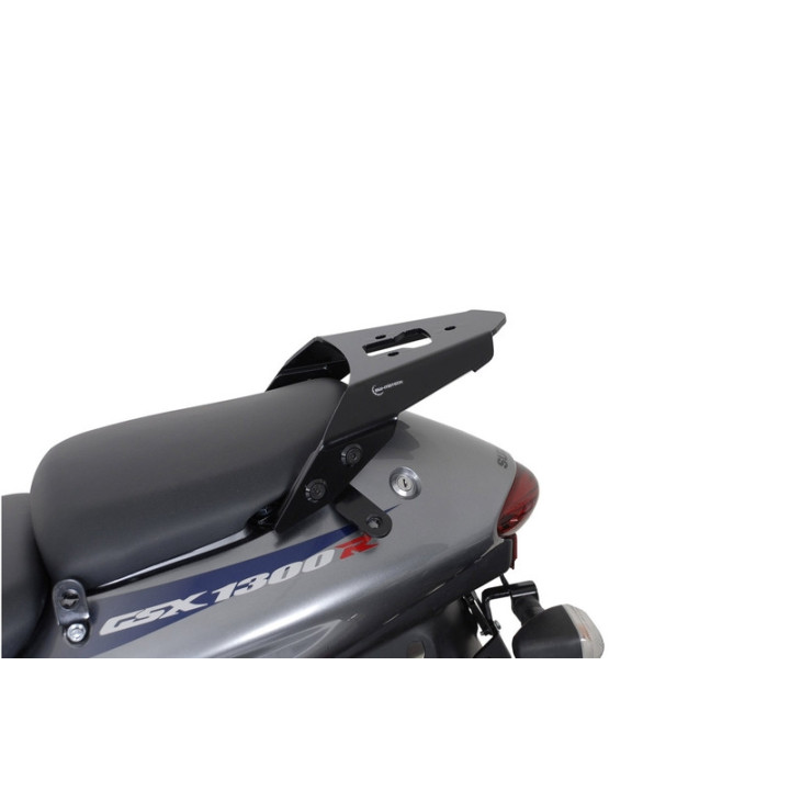 STELAŻ POD PŁYTĘ MONTAŻOWĄ KUFRA ALU-RACK SW-MOTECH SUZUKI GSX 1300 R HAYABUSA (99-07) BLACK